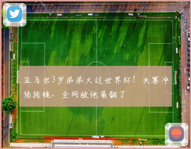 亚马尔3岁弟弟火过世界杯！决赛冲场抢镜，全网被他萌翻了
