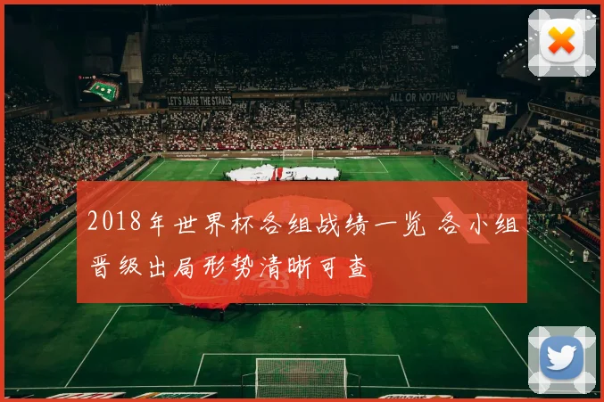 2018年世界杯各组战绩一览 各小组晋级出局形势清晰可查